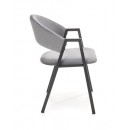 Стул HALMAR K473 серый/черный